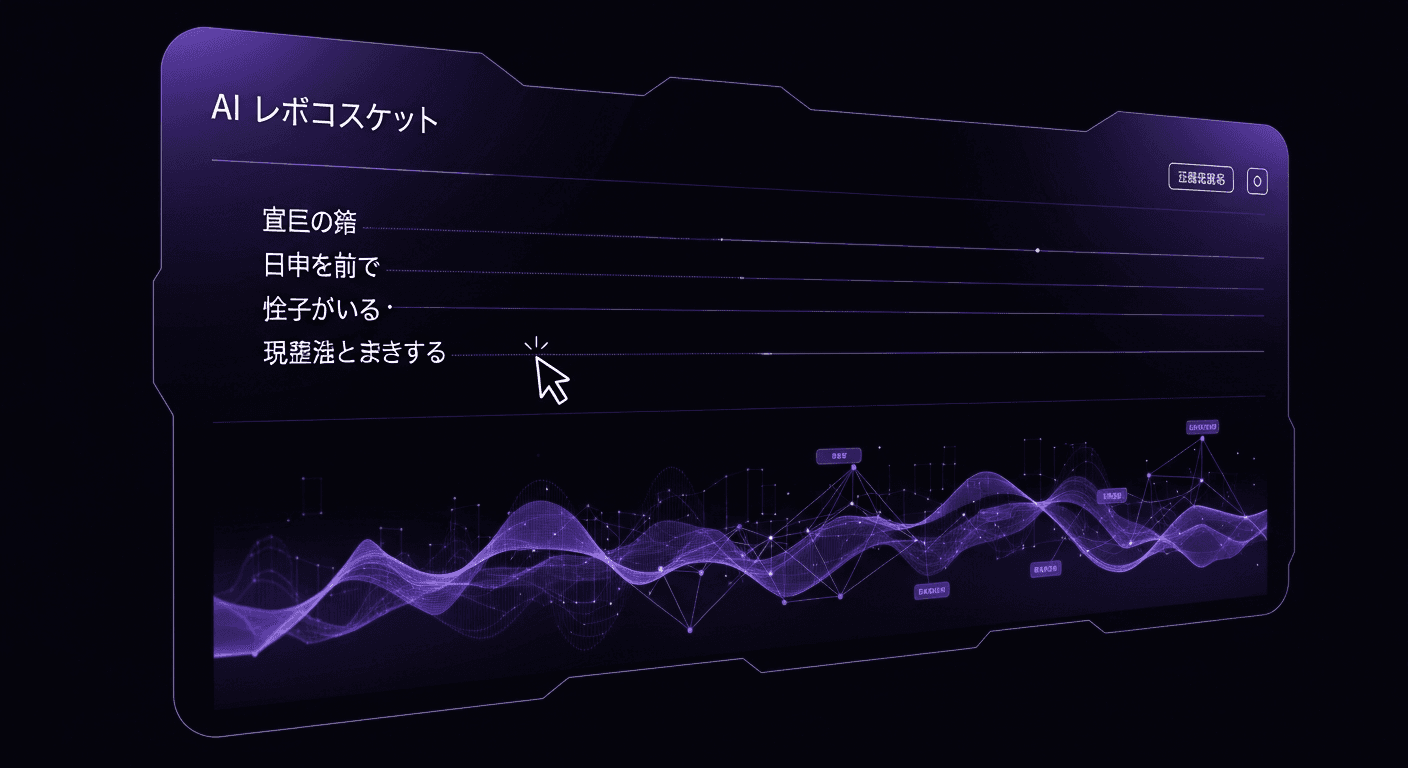 AI台本を自動生成